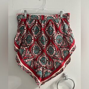 NWOT Free people bandana top strapless summer top